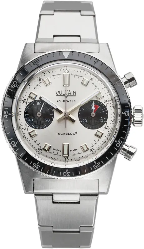 Vulcain Skindiver Chronograph White Watch sold by C.W. Sellors