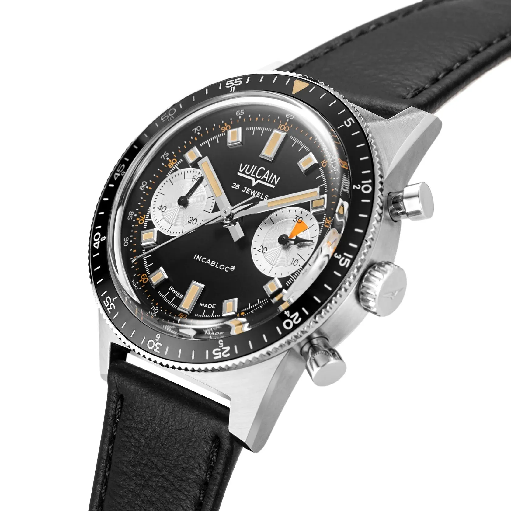 Vulcain Skindiver Chronograph Black Watch sold by C.W. Sellors product image thumbnail 2