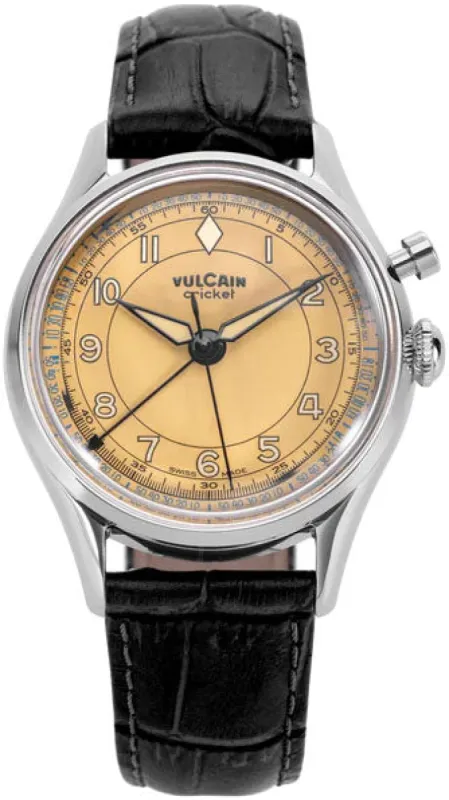Vulcain Watch Cricket Classique 39mm Brown sold by C.W. Sellors