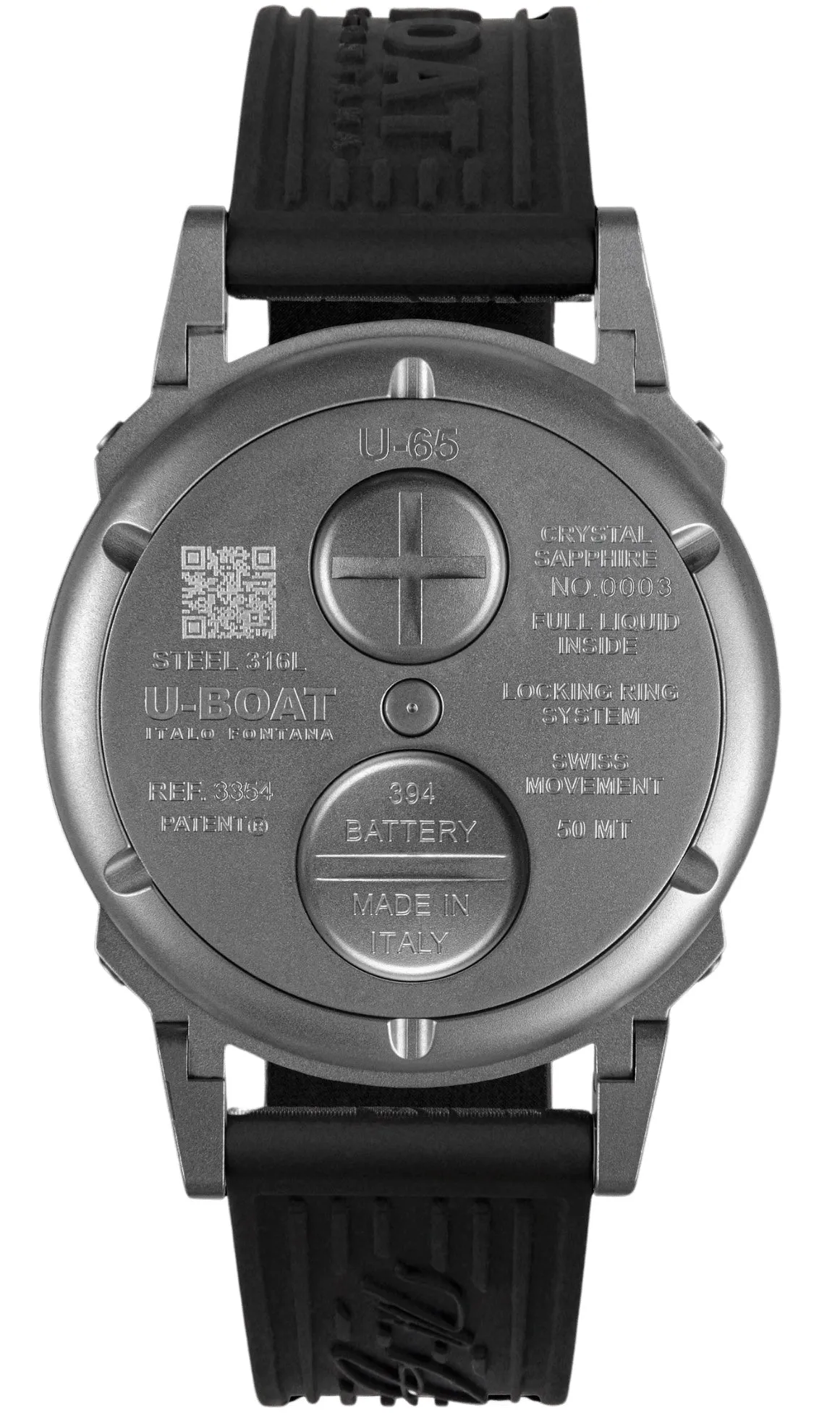 U-Boat U-65 SS White 44mm Watch sold by C.W. Sellors