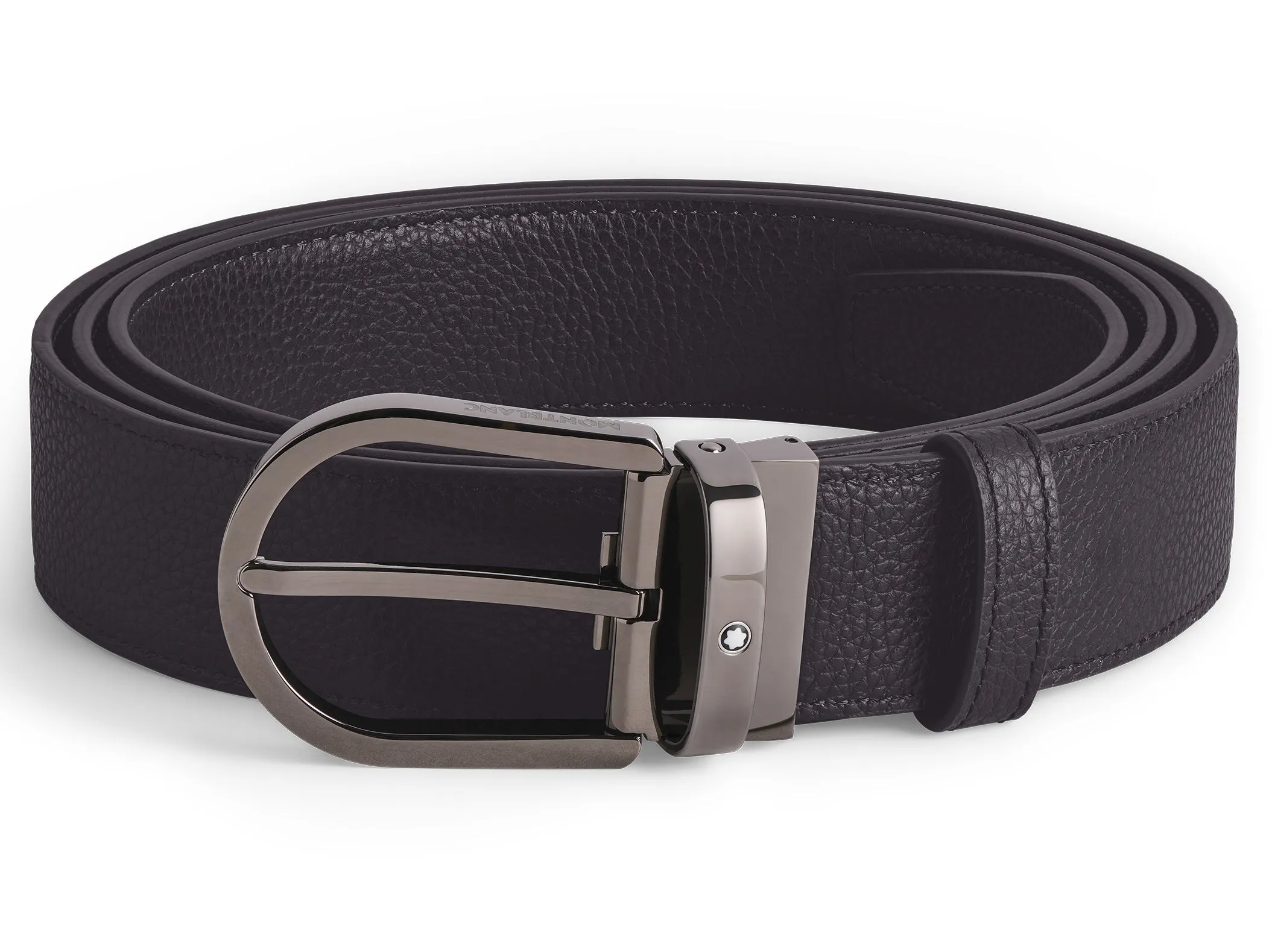 Montblanc Belt Horseshoe Pin Buckle Leather 35mm sold by C.W. Sellors