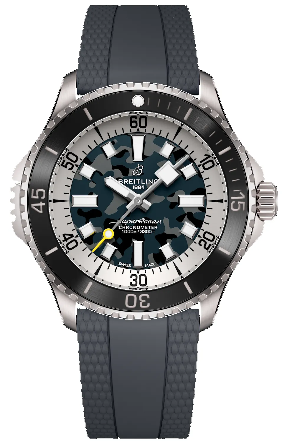 Breitling Pre-Owned Superocean Automatic 46 Super Diver Grey Watch sold by C.W. Sellors