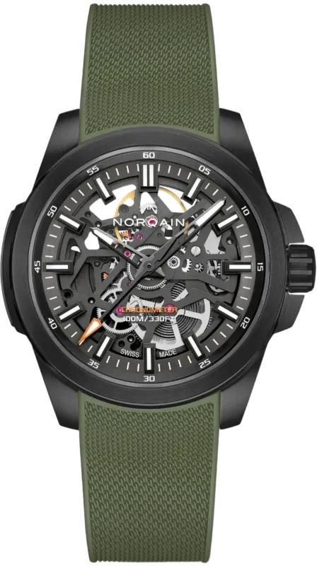Norqain Independence Skeleton 40mm Watch made by C.W. Sellors