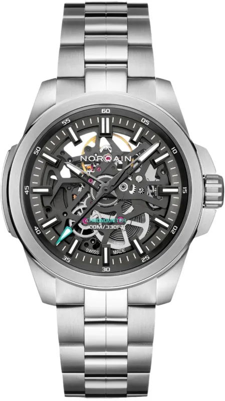 Norqain Independence Skeleton 40mm Watch made by C.W. Sellors