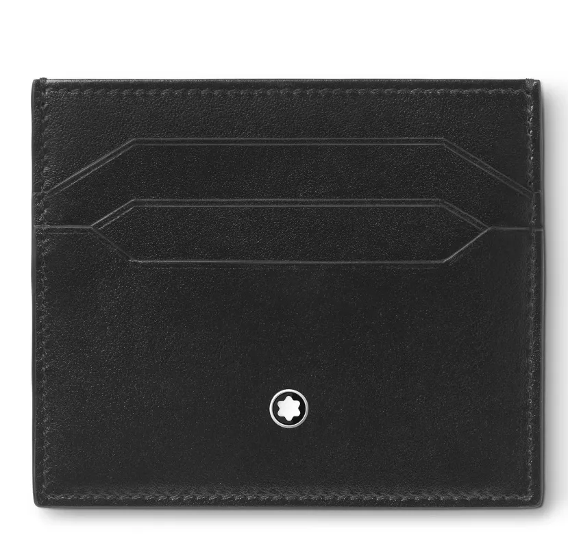 Montblanc Meisterstuck Card Holder 6cc Black sold by C.W. Sellors