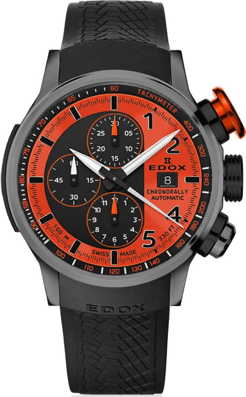 Edox Chronorally Chronograph Automatic Watch made by Edox