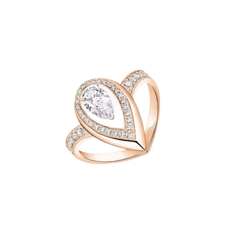 Messika Fiery 18ct Rose Gold 0.80ct Diamond Ring sold by C.W. Sellors