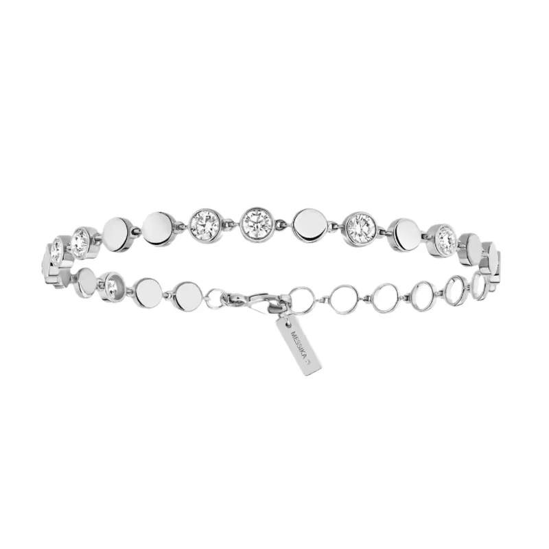 Messika D-Vibes 18ct White Gold 1.2ct Diamond Bracelet sold by C.W. Sellors