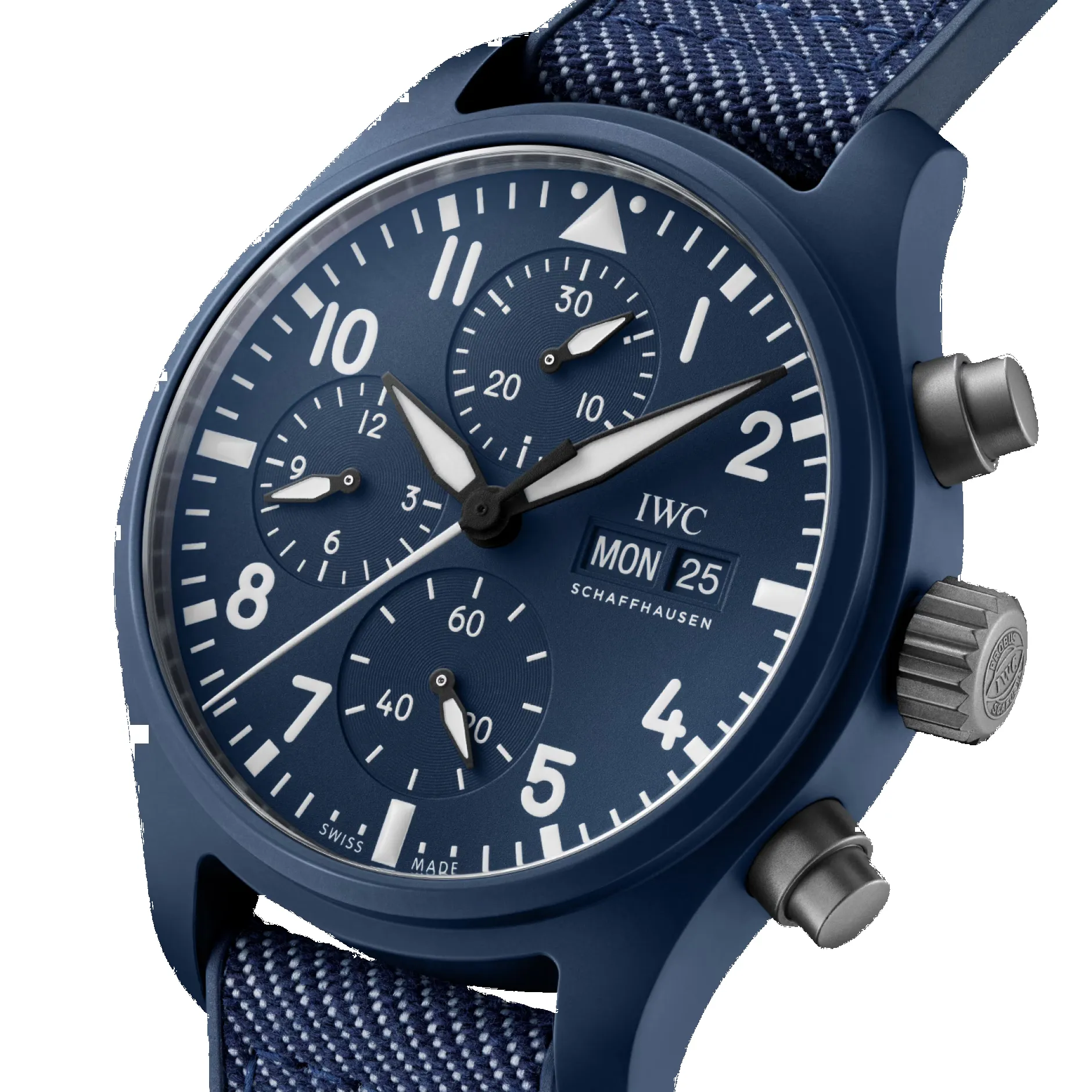 IWC Ex-Display Pilots Chronograph 41 Top Gun Oceana Watch sold by C.W. Sellors product image thumbnail 3