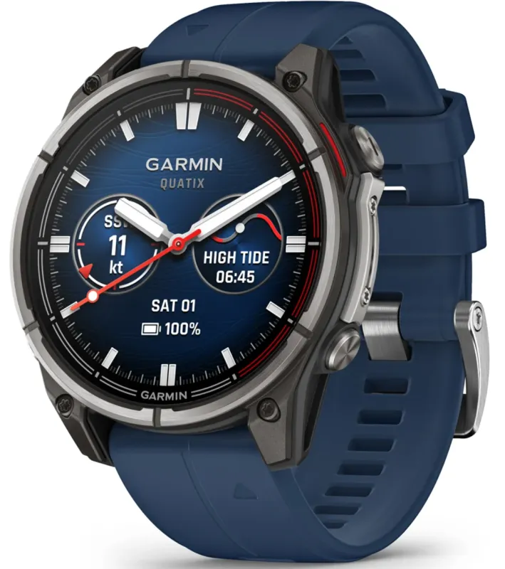 Garmin Quatix 8 47mm Amoled Marine GPS Smartwatch Watch sold by C.W. Sellors