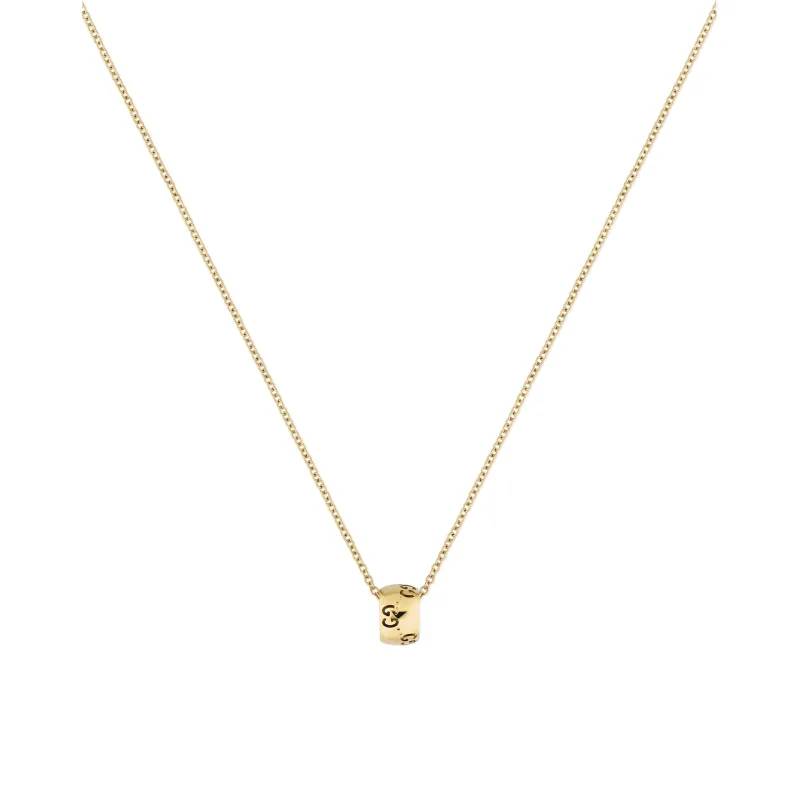 Gucci Icon 18ct Yellow Gold Necklace YGD sold by C.W. Sellors