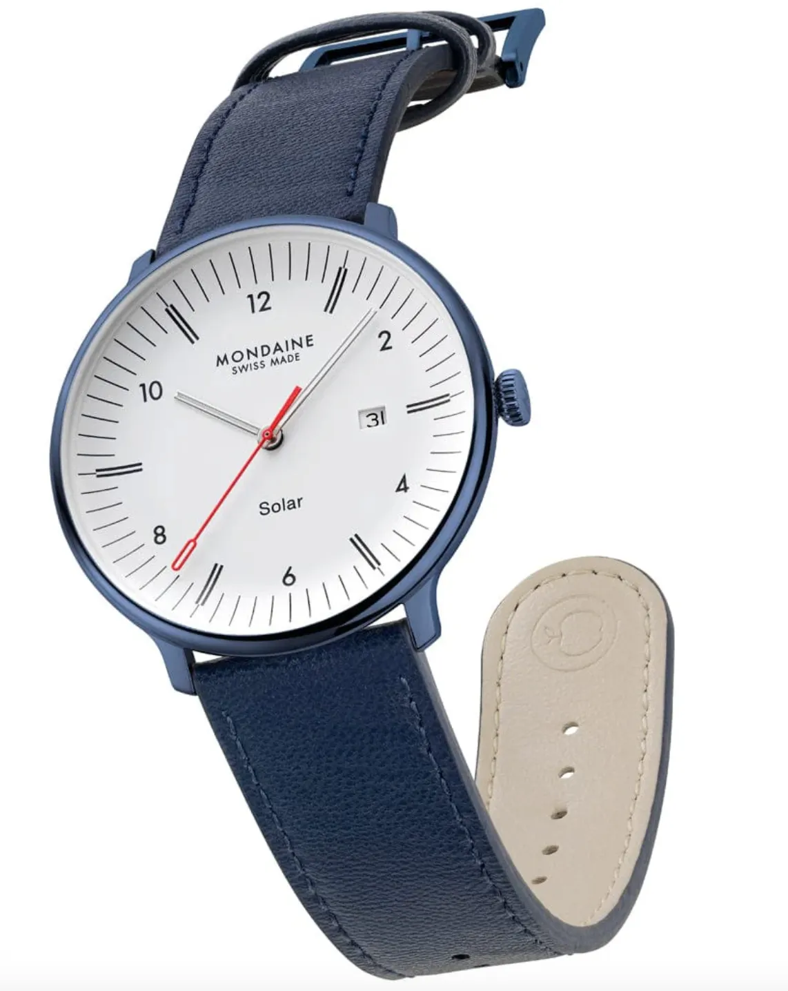 Mondaine Doppio 41mm Solar Watch sold by C.W. Sellors product image thumbnail 5