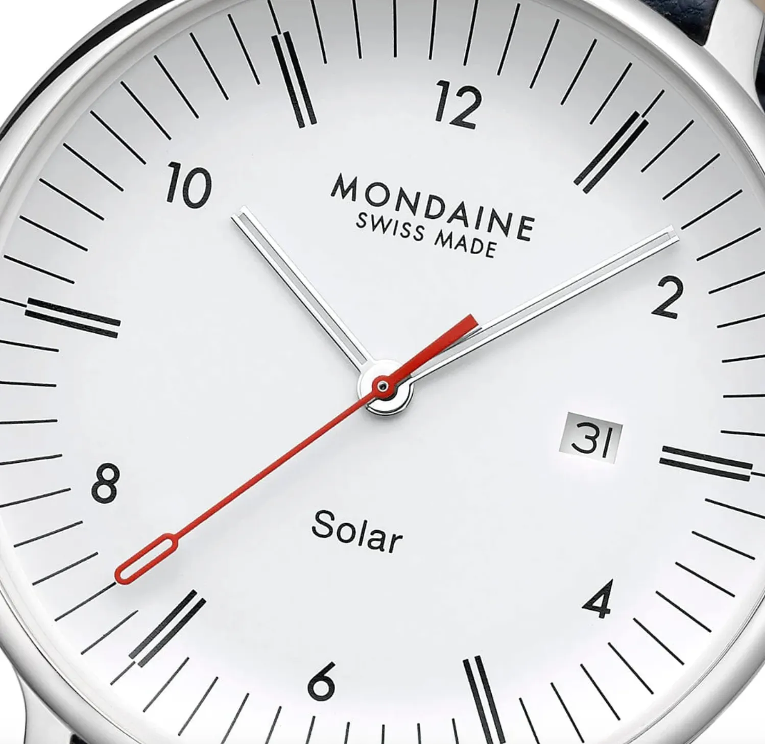 Mondaine Doppio 41mm Solar Watch sold by C.W. Sellors product image thumbnail 5