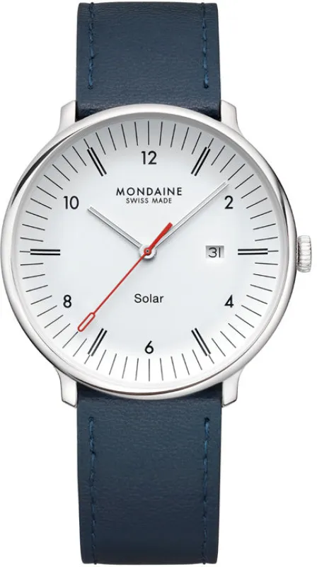 Mondaine Doppio 41mm Solar Watch sold by C.W. Sellors
