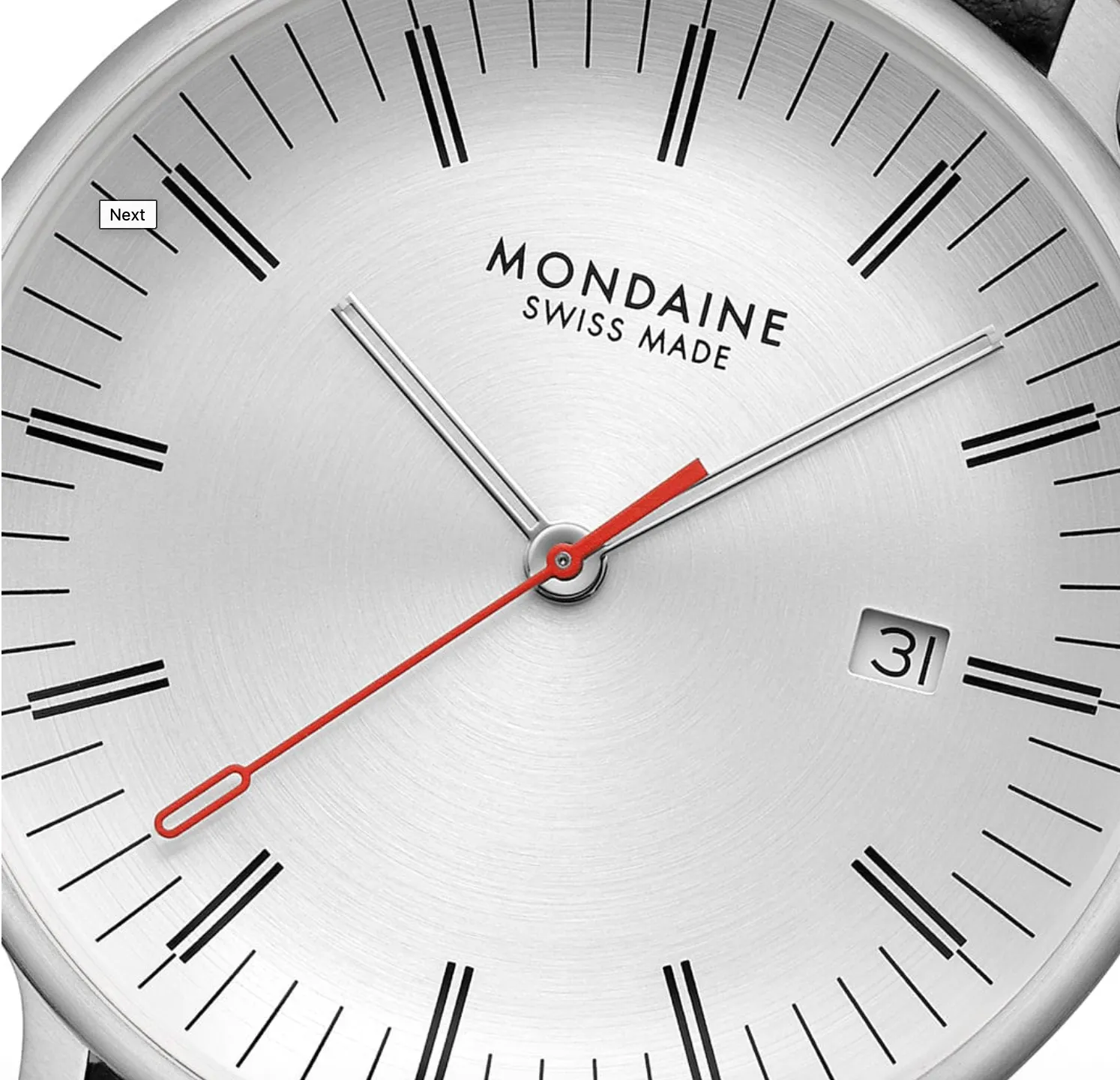 Mondaine Doppio 41mm Solar Watch sold by C.W. Sellors product image thumbnail 4