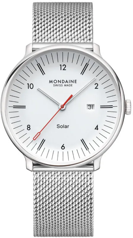Mondaine Doppio 41mm Solar Watch sold by C.W. Sellors