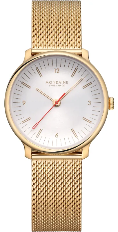 Mondaine Doppio 33mm Ladies Watch made by Mondaine