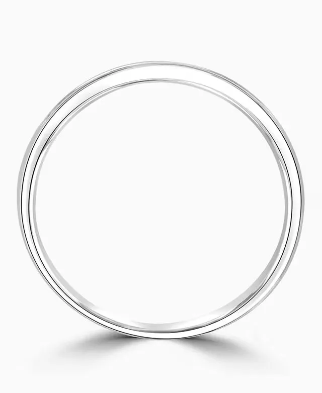 Platinum 0.20ct Diamond Devine Channel Set Half Eternity Ring sold by C.W. Sellors product image thumbnail 3