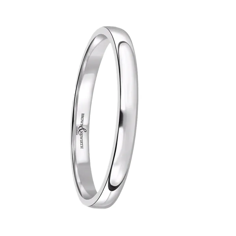 Platinum 2.5mm Timeless Wedding Ring sold by C.W. Sellors