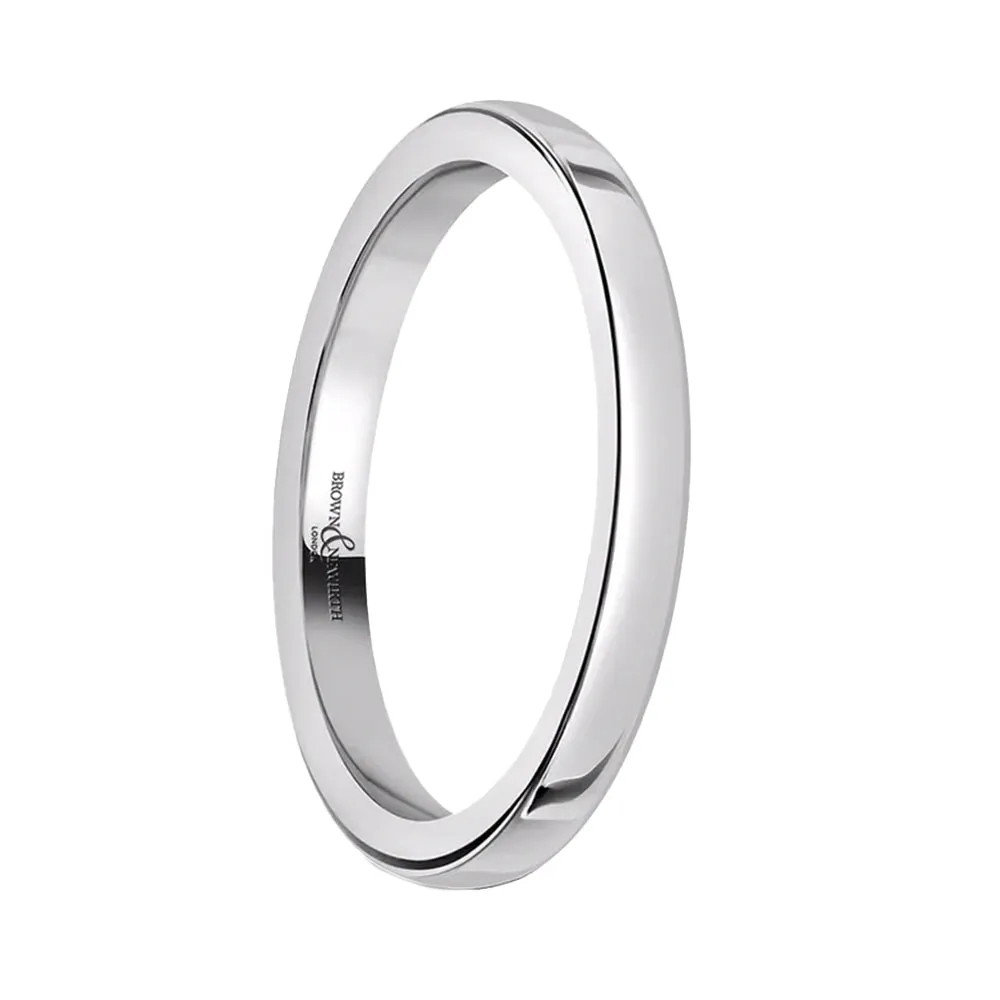 Platinum 2.5mm Wedding Ring sold by C.W. Sellors