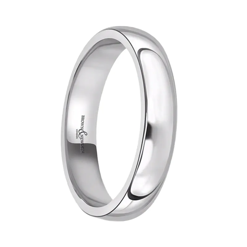 Platinum 4mm Wedding Ring sold by C.W. Sellors