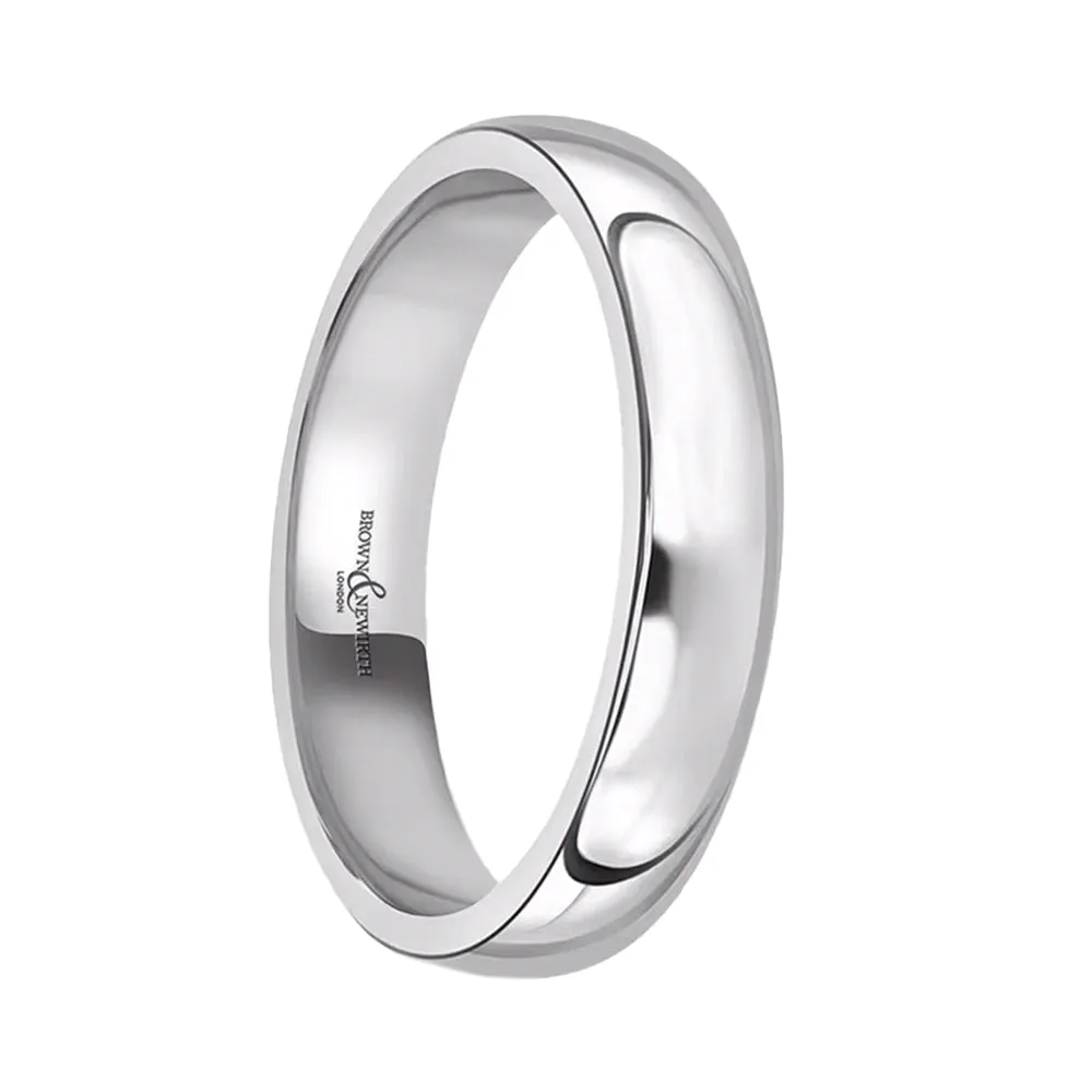 Platinum 4mm Wedding Ring sold by C.W. Sellors