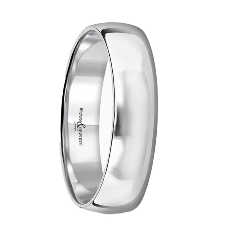 Platinum 5mm Wedding Band sold by C.W. Sellors