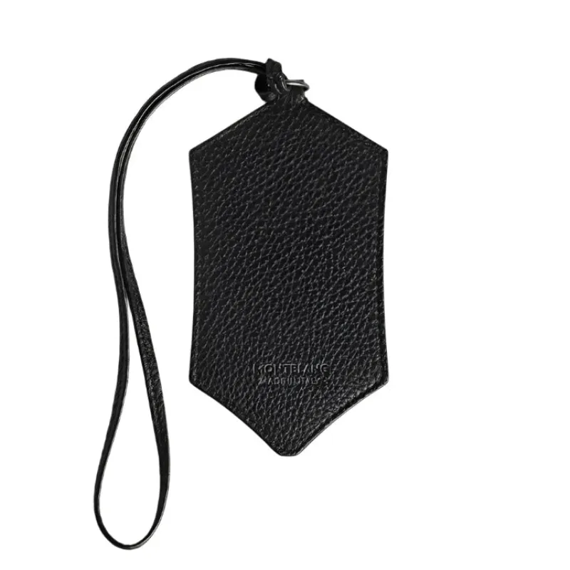 Montblanc Grain Black Luggage Tag sold by C.W. Sellors