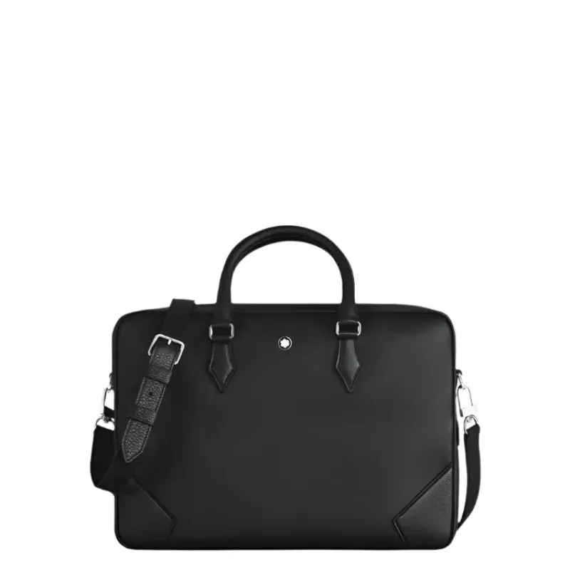 Montblanc Grain Black Document Case sold by C.W. Sellors