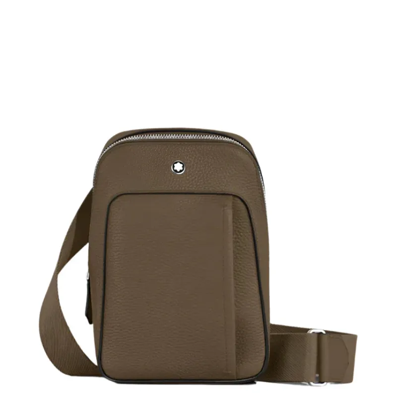 Montblanc Chestnut Brown On-Body Bag sold by C.W. Sellors