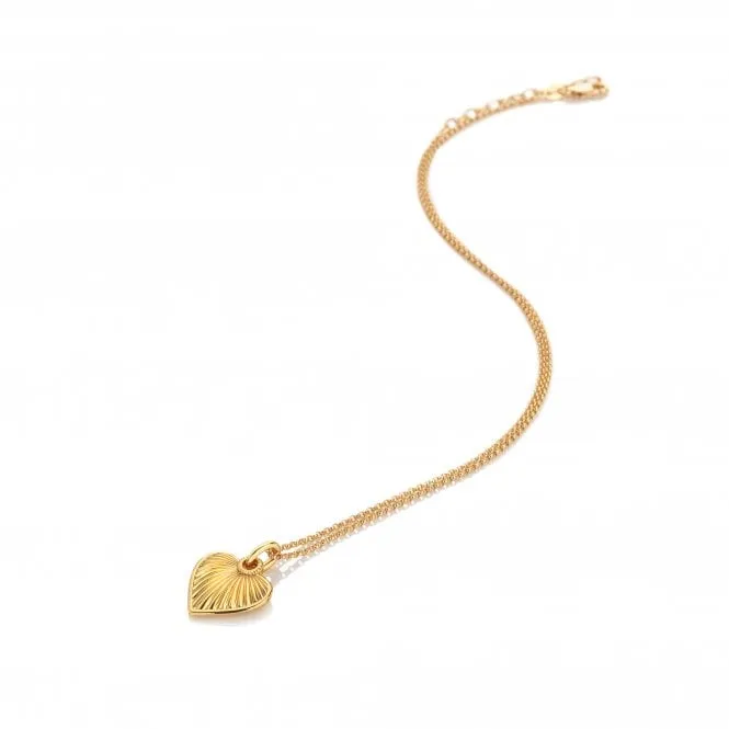 Hot Diamonds x Jac Jossa Gold Plated Sterling Silver Essence Heart Necklace sold by C.W. Sellors product image thumbnail 2