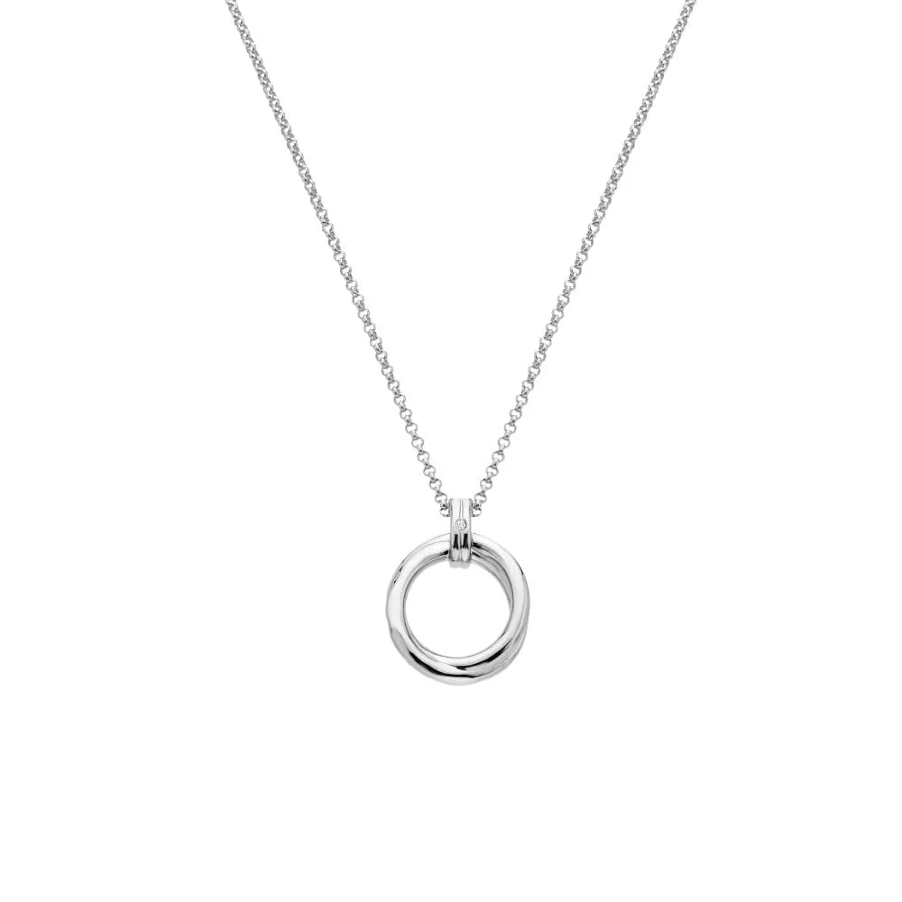 Hot Diamonds Sterling Silver Aura Necklace sold by C.W. Sellors