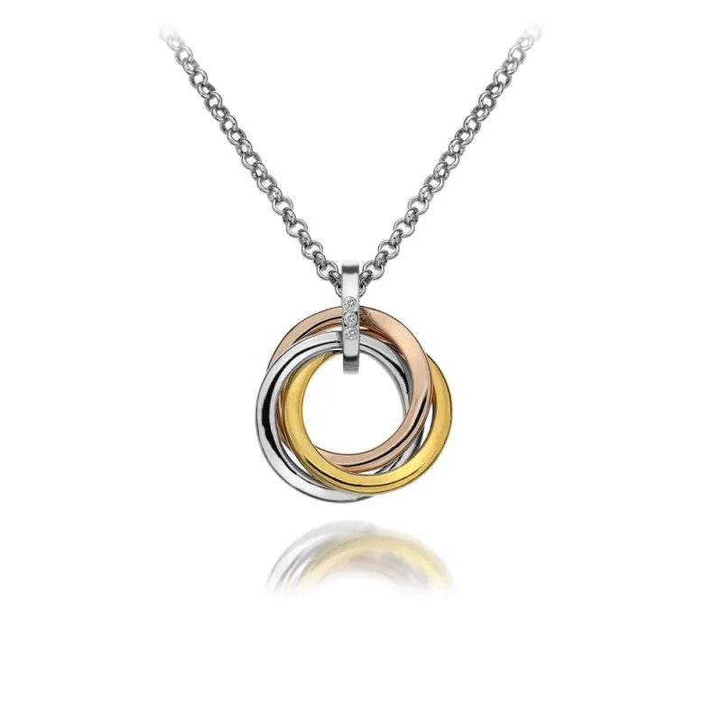 Hot Diamonds Gold Plated Sterling Silver Calm Necklace sold by C.W. Sellors