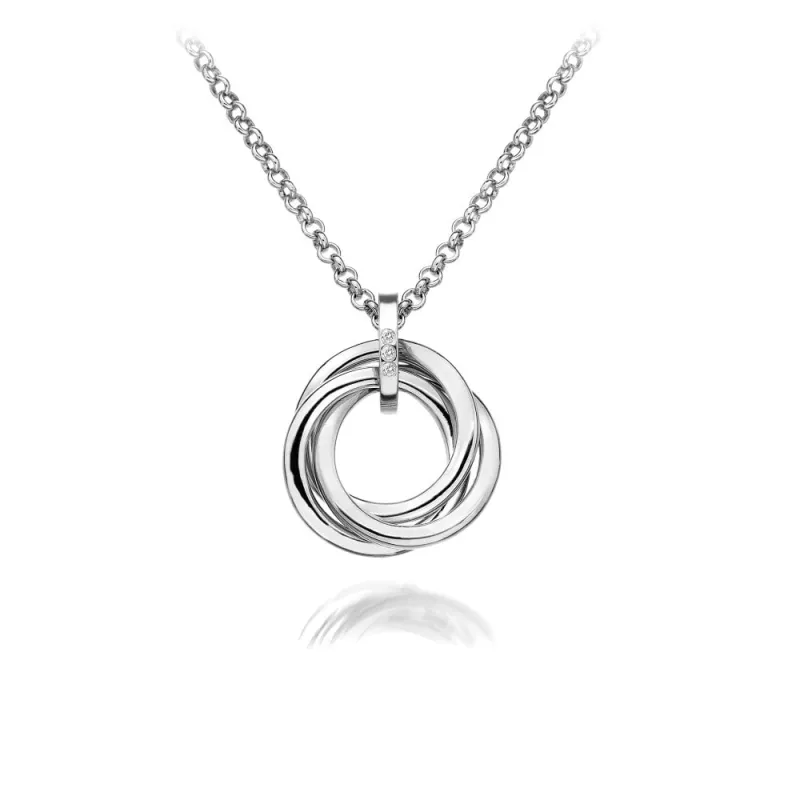 Hot Diamonds Sterling Silver Calm Necklace sold by C.W. Sellors