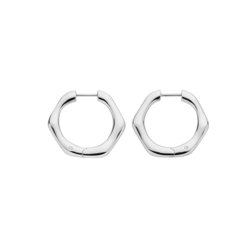 Hot Diamonds Sterling Silver Fluid Earrings sold by C.W. Sellors