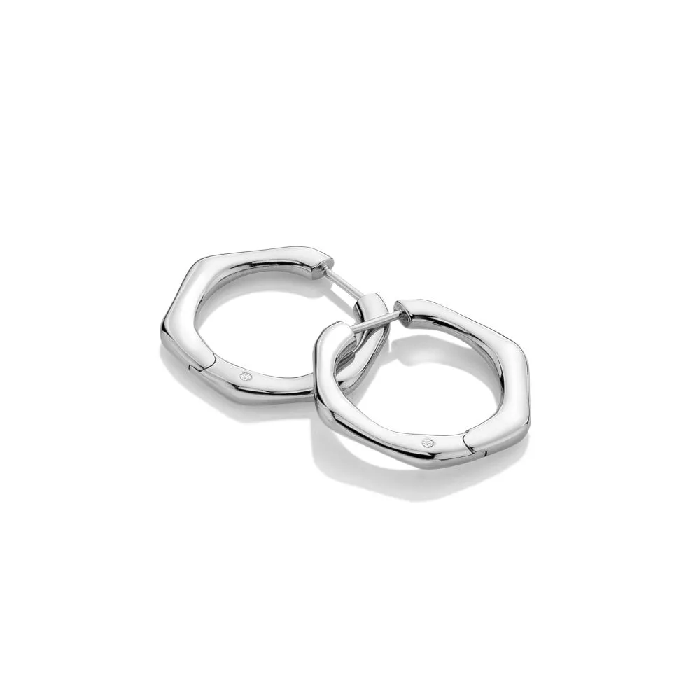 Hot Diamonds Sterling Silver Fluid Earrings sold by C.W. Sellors product image thumbnail 2