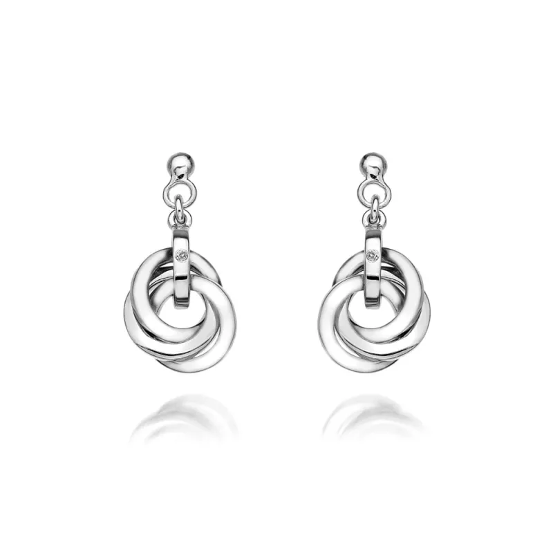 Hot Diamonds Sterling Silver Calm Earrings sold by C.W. Sellors