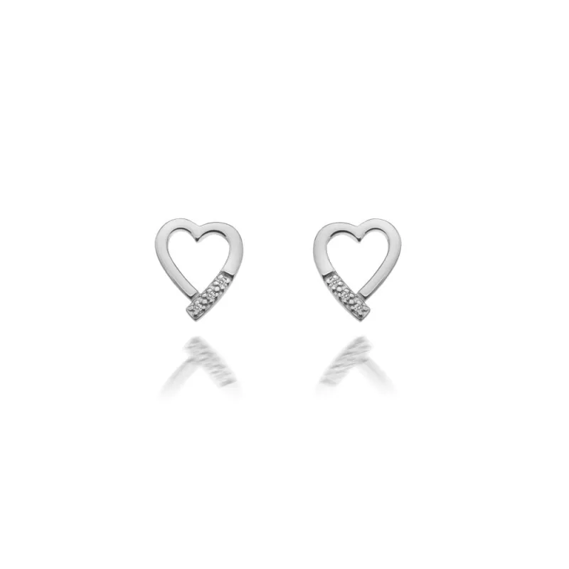 Hot Diamonds Sterling Silver Romantic Earrings sold by C.W. Sellors
