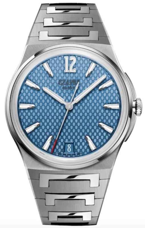 Czapek Antarctique Passage de Drake Glacier Blue S 38.5mm Date Watch D made by C.W. Sellors