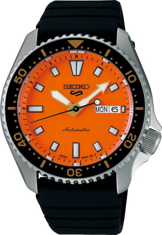 Seiko 5 Sports SKX Redux in Daichi Orange Watch made by Seiko