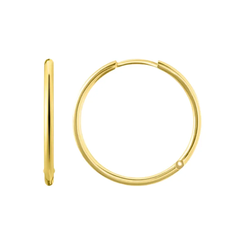 Thomas Sabo 18ct Plated Hoop Earrings sold by C.W. Sellors