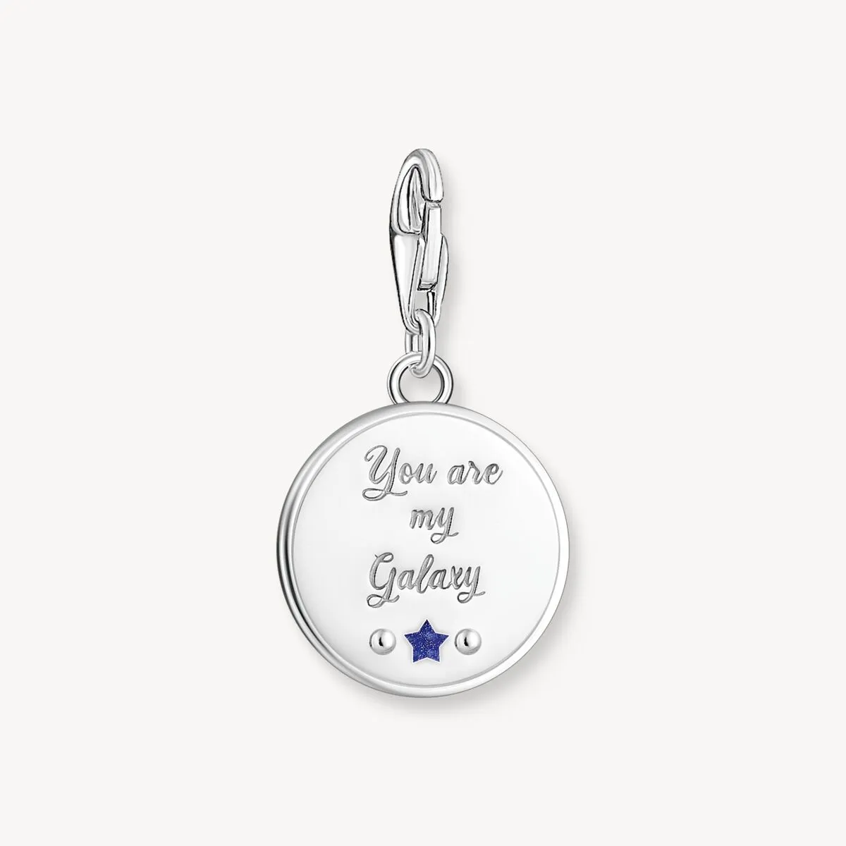 Thomas Sabo Silver Blackened Galaxy With Cold Enamel Charm Pendant sold by C.W. Sellors product image thumbnail 2