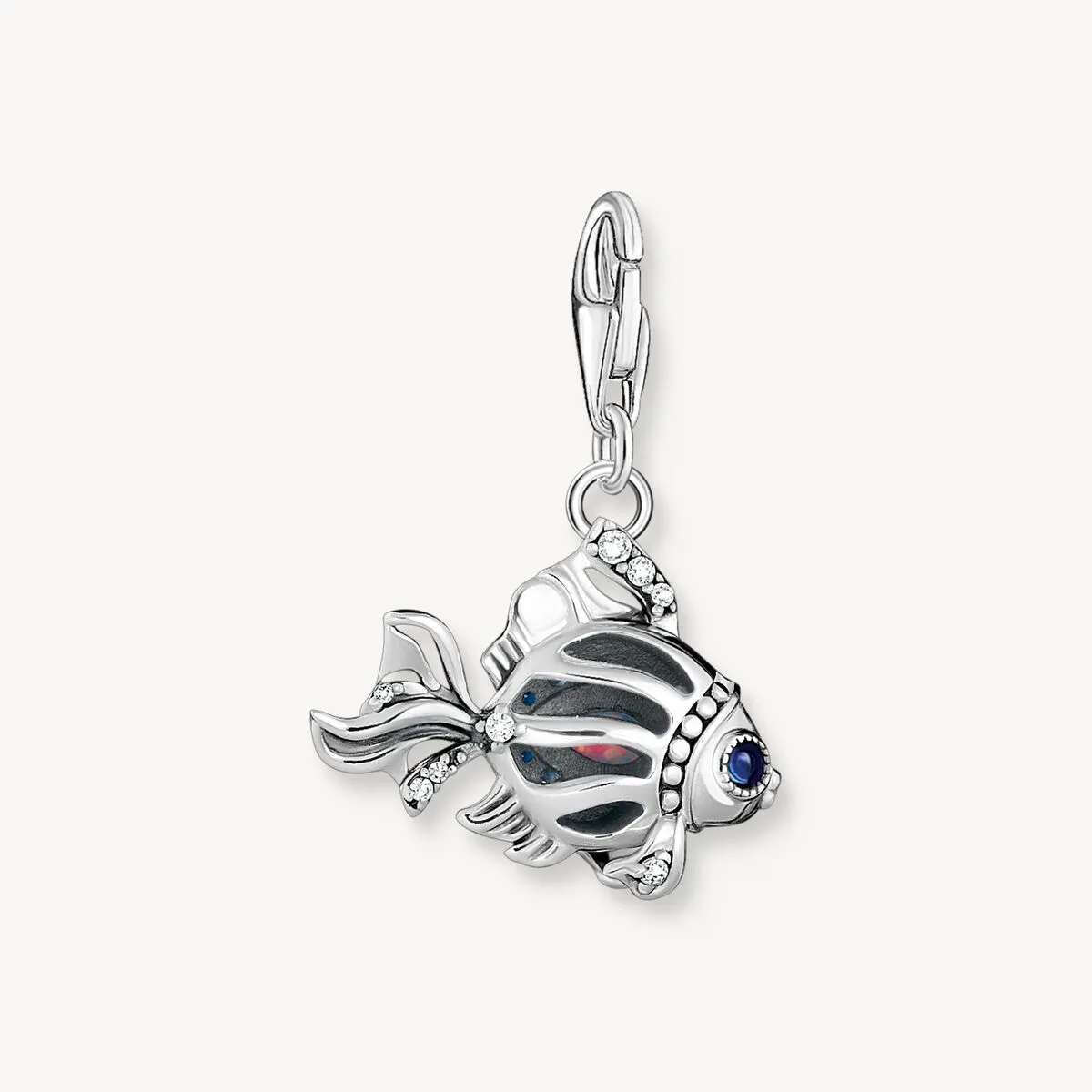 Thomas Sabo Silver Fish With Blue Stones Charm Pendant sold by C.W. Sellors product image thumbnail 2