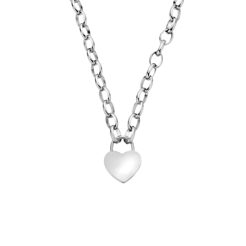 Clogau Cariad Sterling Silver Padlock Necklace sold by C.W. Sellors
