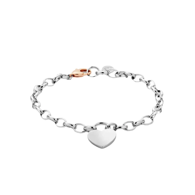 Clogau Cariad Sterling Silver Padlock Bracelet sold by C.W. Sellors