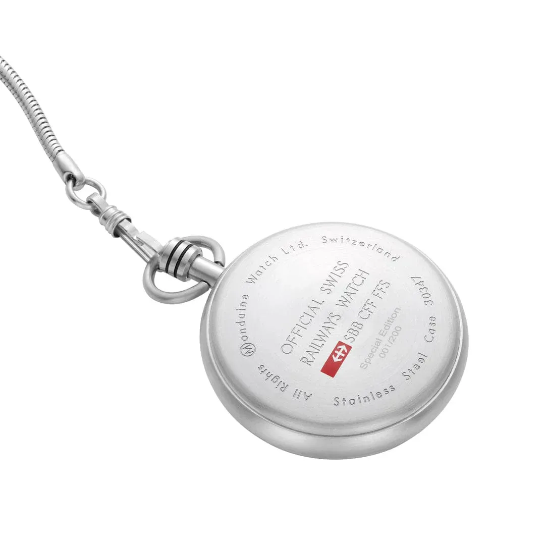 Mondaine Pocket Watch 48mm Limited Edition Watch sold by C.W. Sellors product image thumbnail 3
