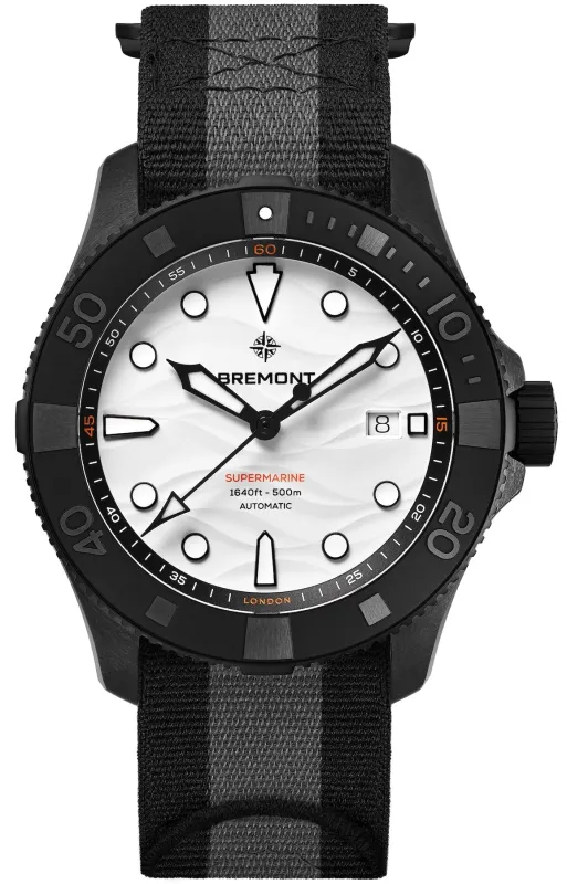 Bremont Supermarine Full Ceramic Polar White Nato Limited Edition Watch sold by C.W. Sellors