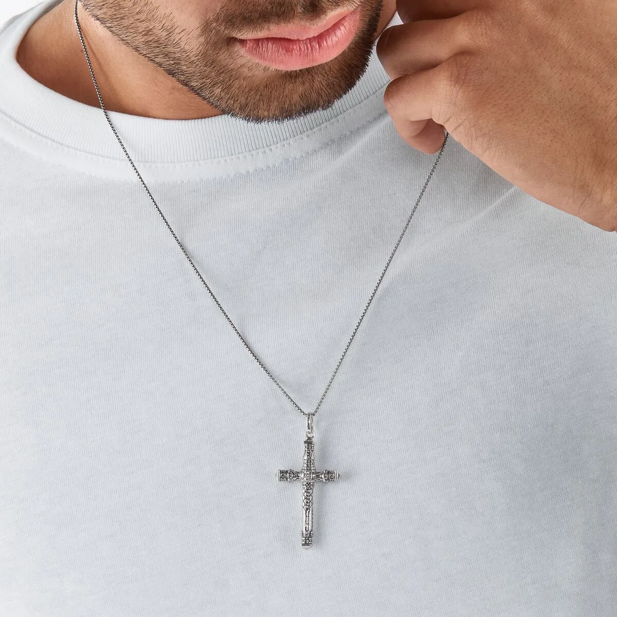 Thomas Sabo Sterling Silver Cross Pendant sold by C.W. Sellors product image thumbnail 3