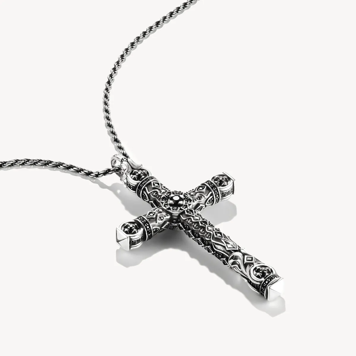 Thomas Sabo Silver Black Stone Pendant Amulet Elements of Nature D sold by C.W. Sellors product image thumbnail 2