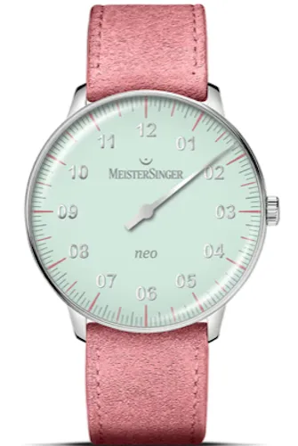 MeisterSinger Neo Special Light Green Old Rose Strap sold by C.W. Sellors